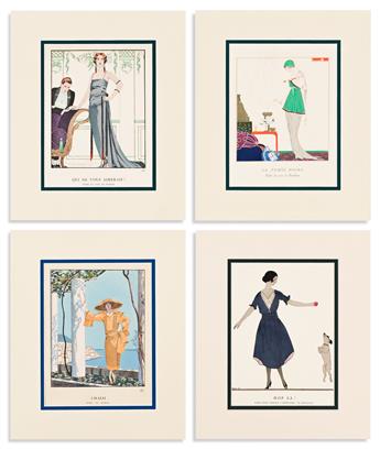 (COSTUME.) Gazette du Bon Ton. Approx 65 full-page plates; and 6 double-page plates by various artists.
